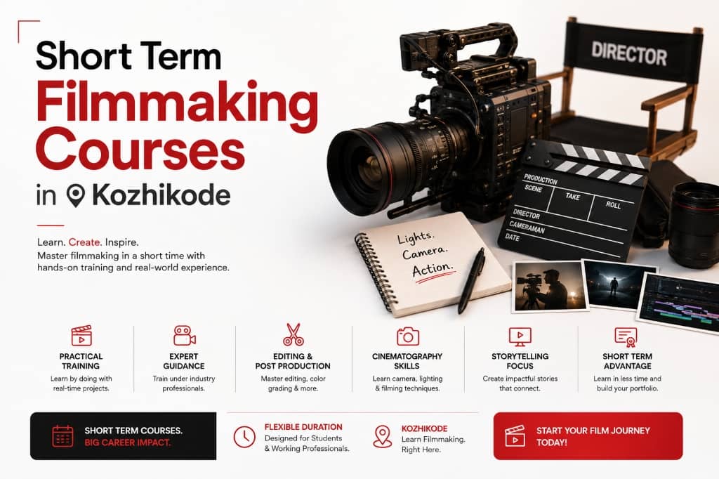 Short Term Filmmaking Courses in Kozhikode & Malabar