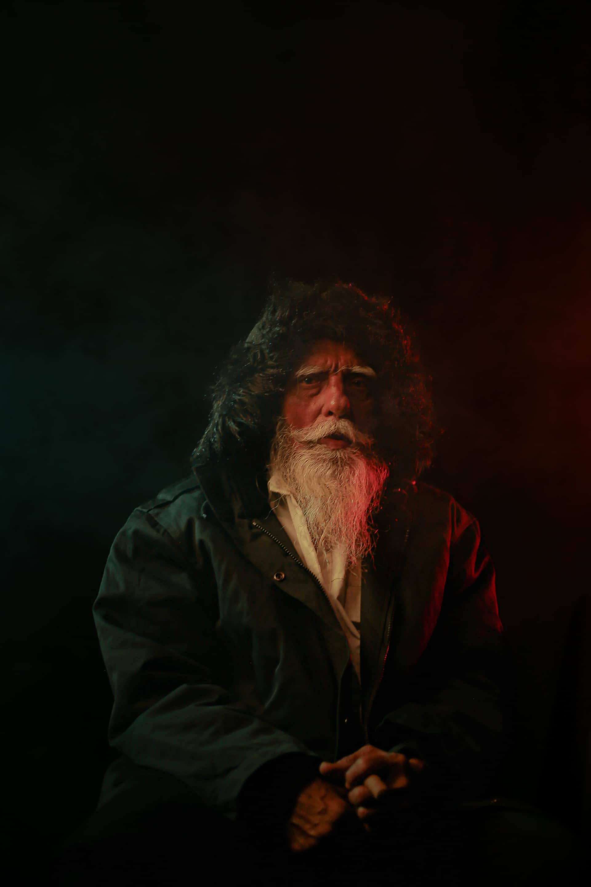 Student portrait photography — dramatic lighting