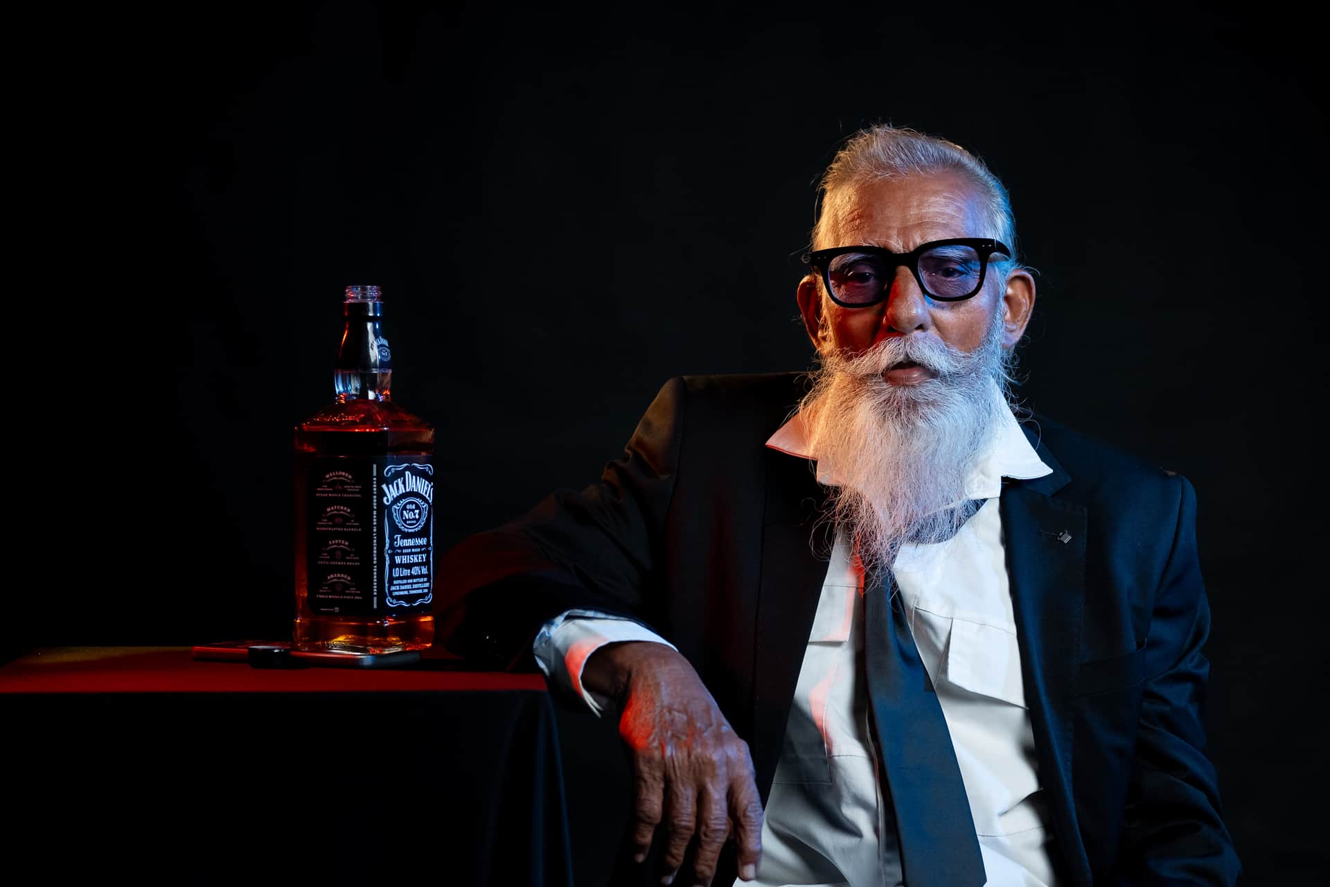 Student portrait of Afrin — studio session