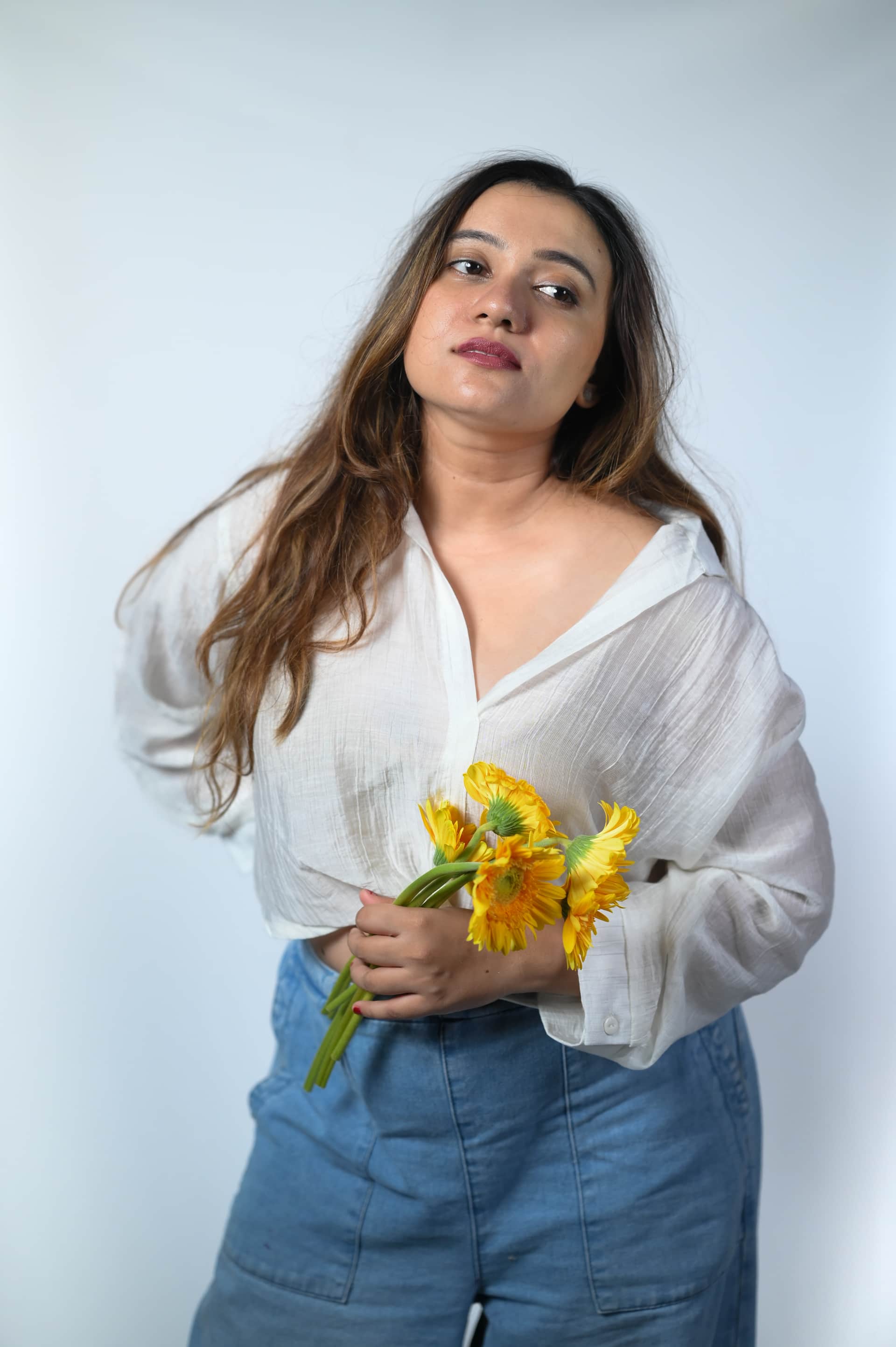 Fashion modeling photography — editorial look