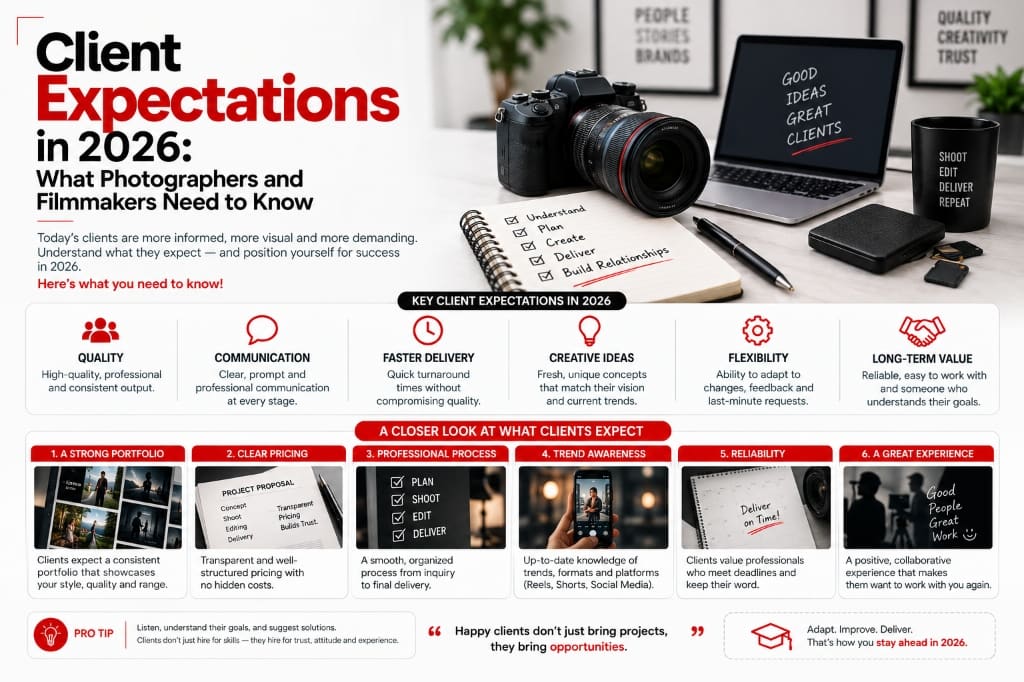 Client Expectations in 2026: What Photographers and Filmmakers Need to Know